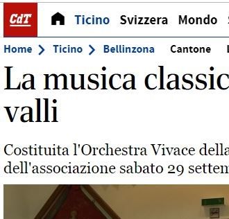 La musica classica conquista le valli