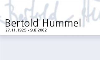 Dal sito ufficiale www.bertoldhummel.de